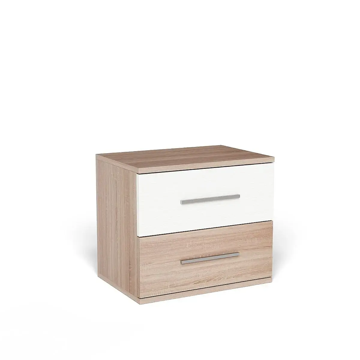 Dormitorio Completo Miami cabecero + 2 mesitas + comoda y espejo