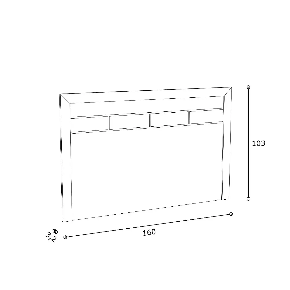 CABECERO NIZA 135/150
