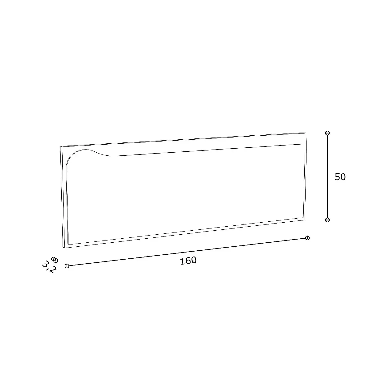 Cabecero Mod.SOFIA 135-150 cm.