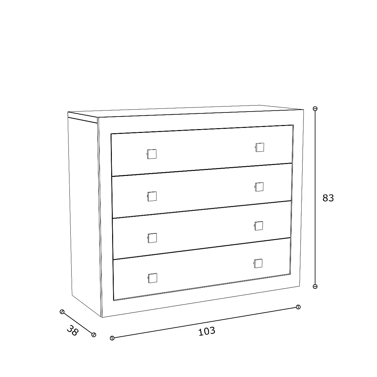 COMODA 4/C MOD.SUIZA