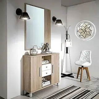 Conjunto recibidor 15-9 + espejo 15-10