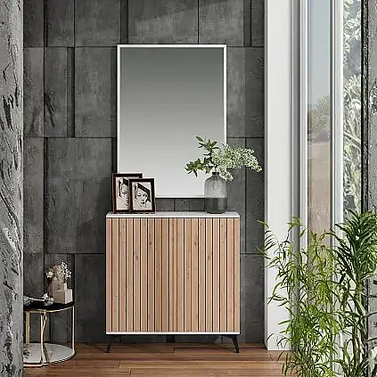 Conjunto recibidor 414 + espejo 412