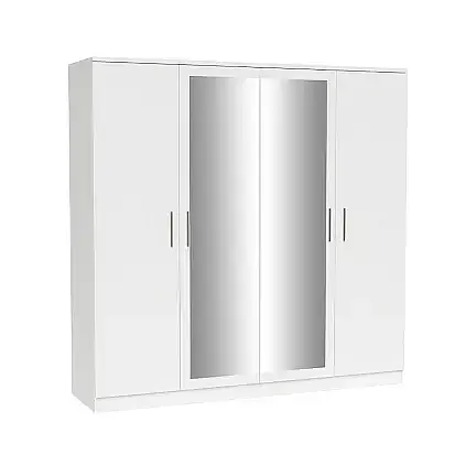 ARMARIO 4 PUERTAS ABATIBLES  CON  LUNAS DAKOTA