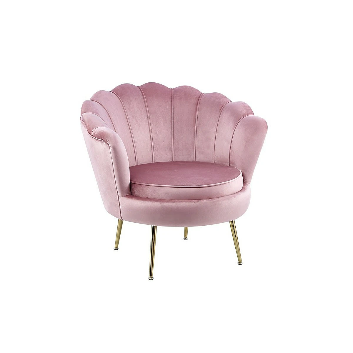 BUTACA PARIS TERCIOPELO PATA ORO