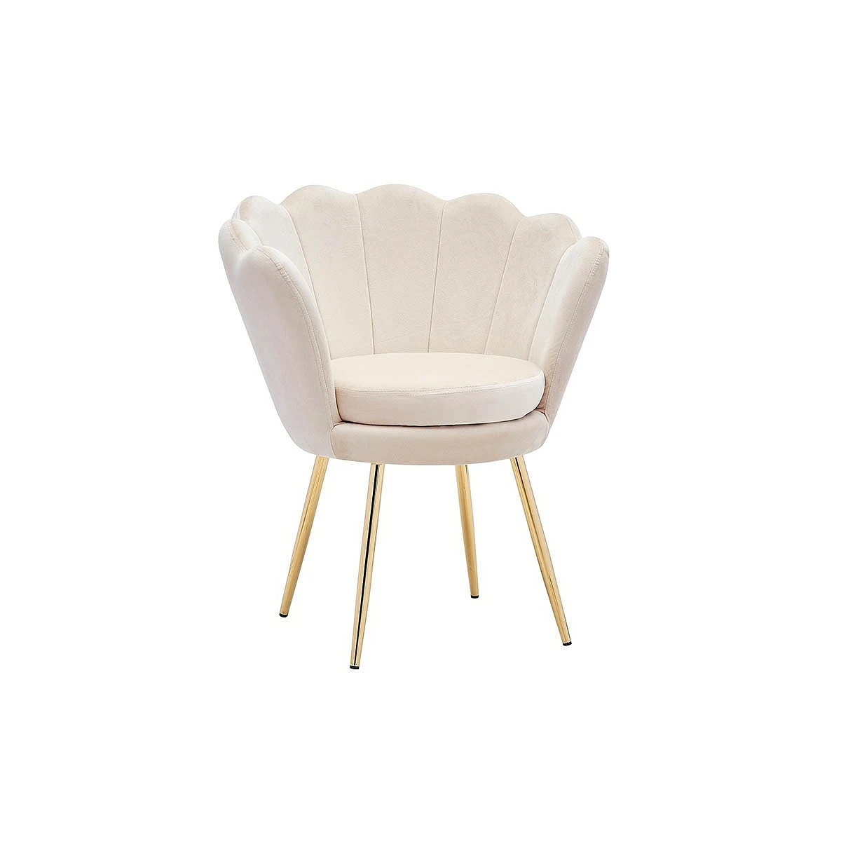 BUTACA CLAUDIA TERCIOPELO PATA ORO