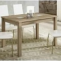 MESA EXTENSIBLE TAPA MADERA 120X80 A 160 MOD.N7