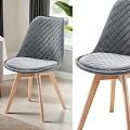 SILLA NINA TERCIOPELO PATA MADERA