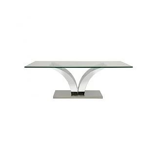 MESA COMEDOR MASTER 180X90 PATAS CROMADA