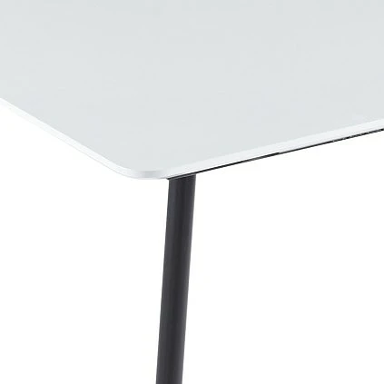MESA COMEDOR JULIA 130 x71x 75 CERAMICA BLANCO
