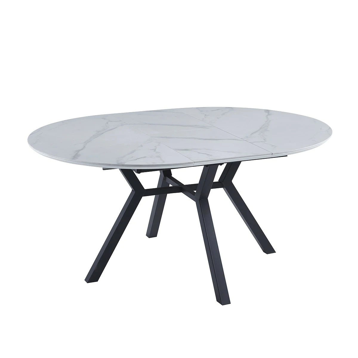 MESA EXTENSIBLE LINDA REDONDA 120-160x120 CERAMIC