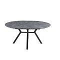 MESA EXTENSIBLE LINDA REDONDA 120-160x120 CERAMIC