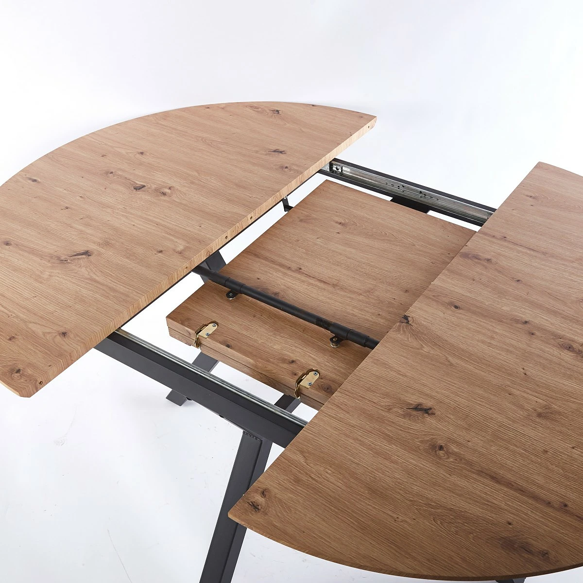 MESA EXTENSIBLE LINDA REDONDA 120-160x120 CERAMIC