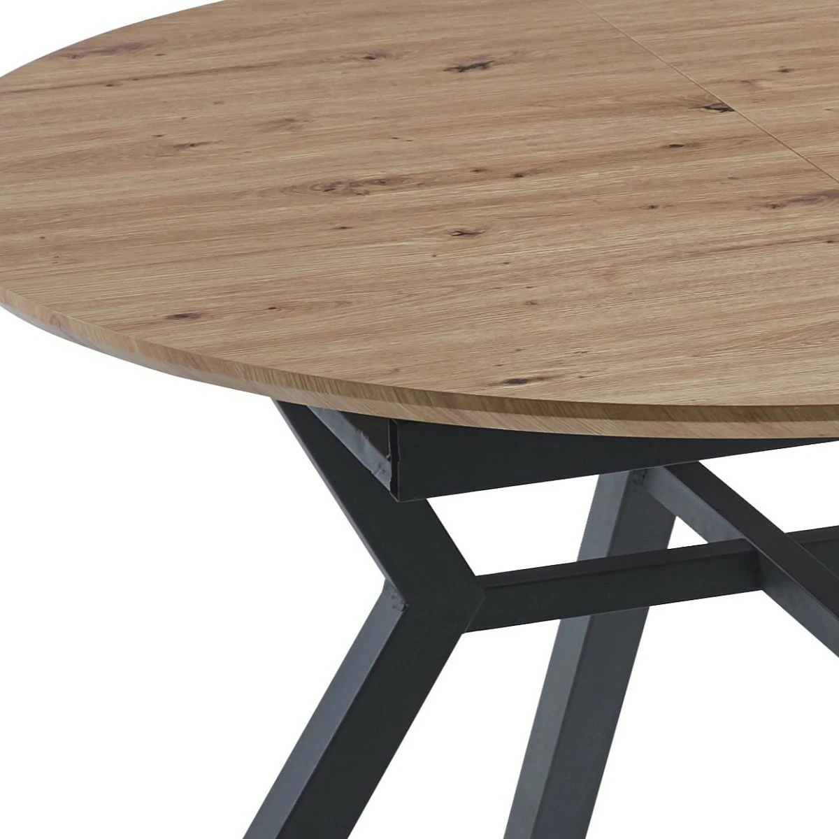 MESA EXTENSIBLE LINDA REDONDA 120-160x120 CERAMIC