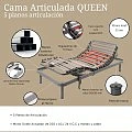 Cama Articulada Mod.Queen tubo 40 x 30 mm