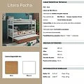 Litera Pino Macizo Modelo PACHA