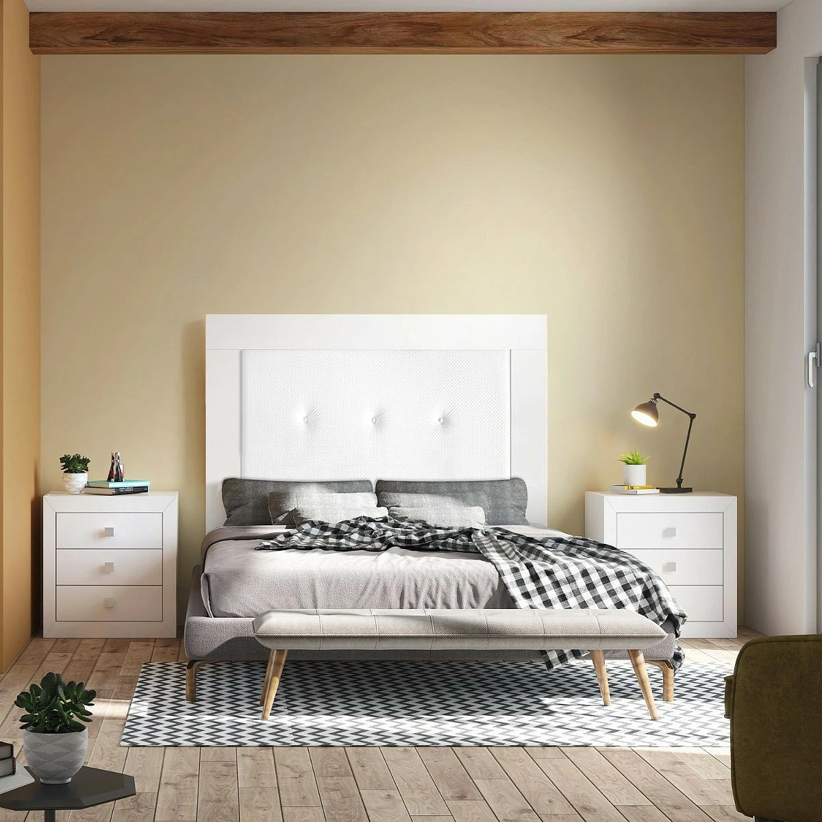 MESITA 3 CAJONES MOD. SUIZA