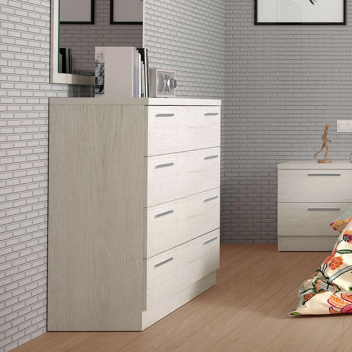 Comoda Grecia 4 Cajones