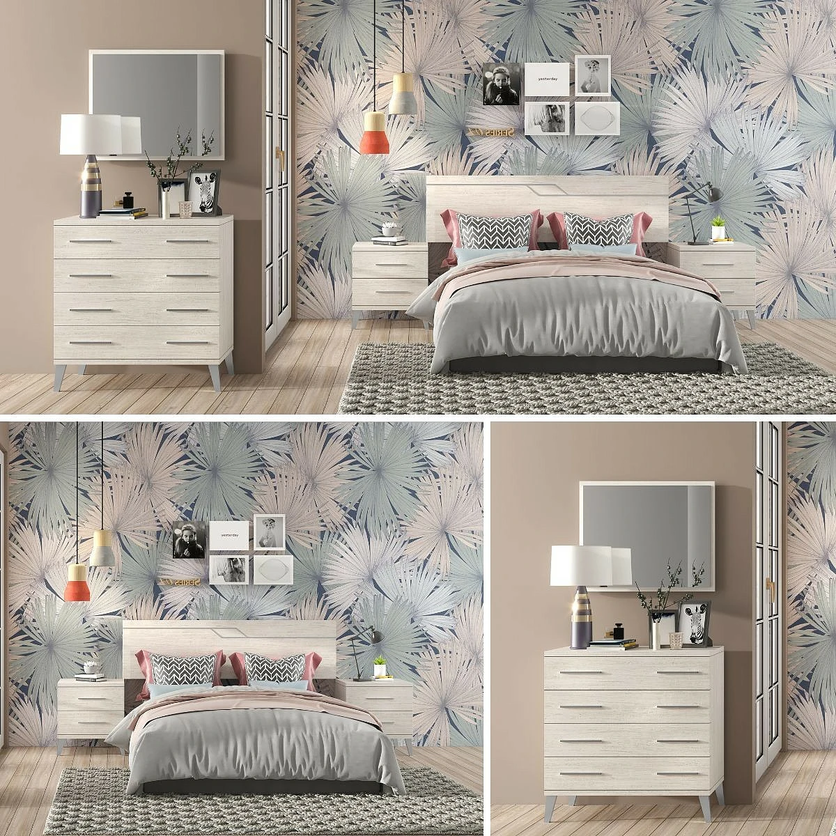 COMODA 4 CAJONES MOD. ITALIA