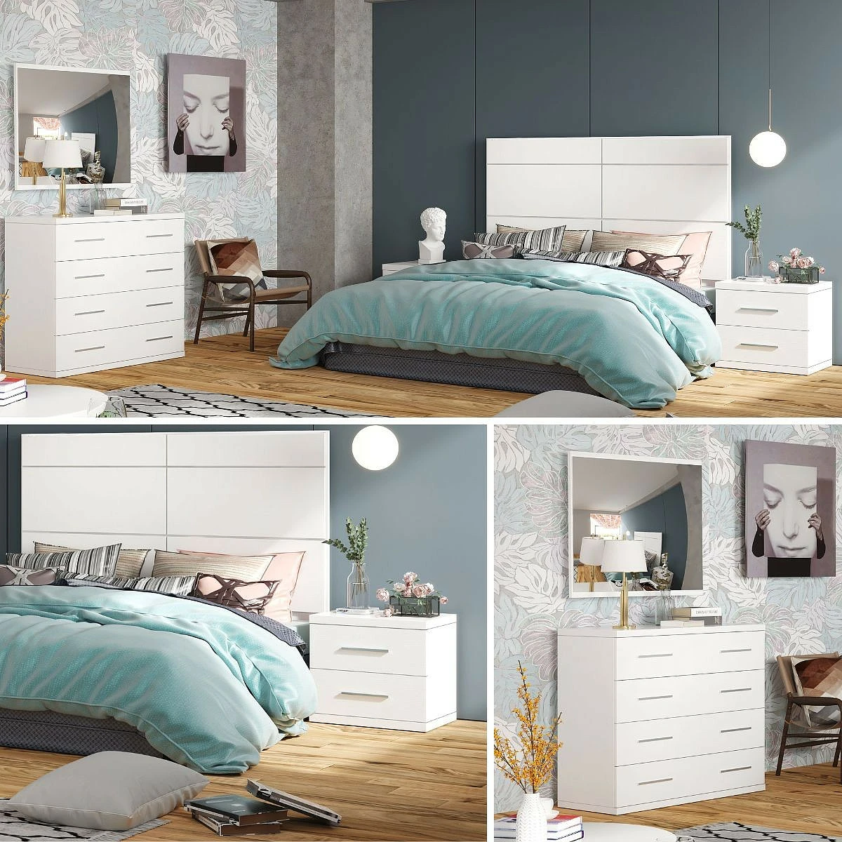 MESITA 2 CAJONES MOD. ITALIA