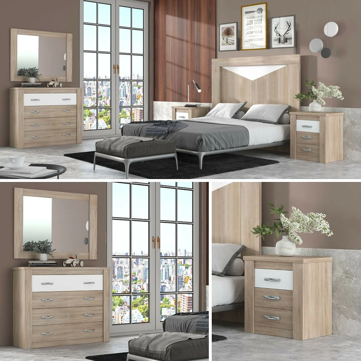 COMODA 4 CAJONES  MONACO