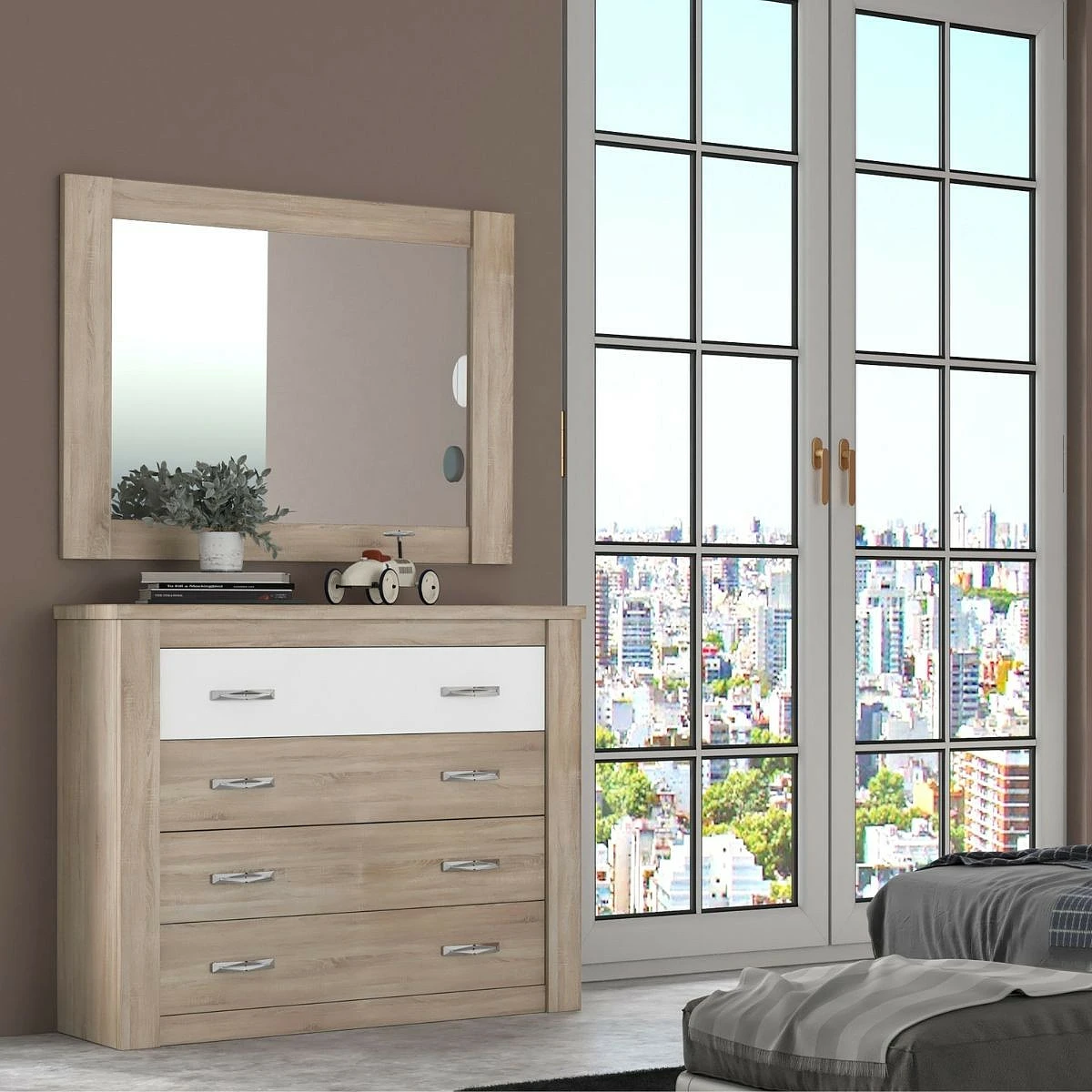 COMODA 4 CAJONES  MONACO