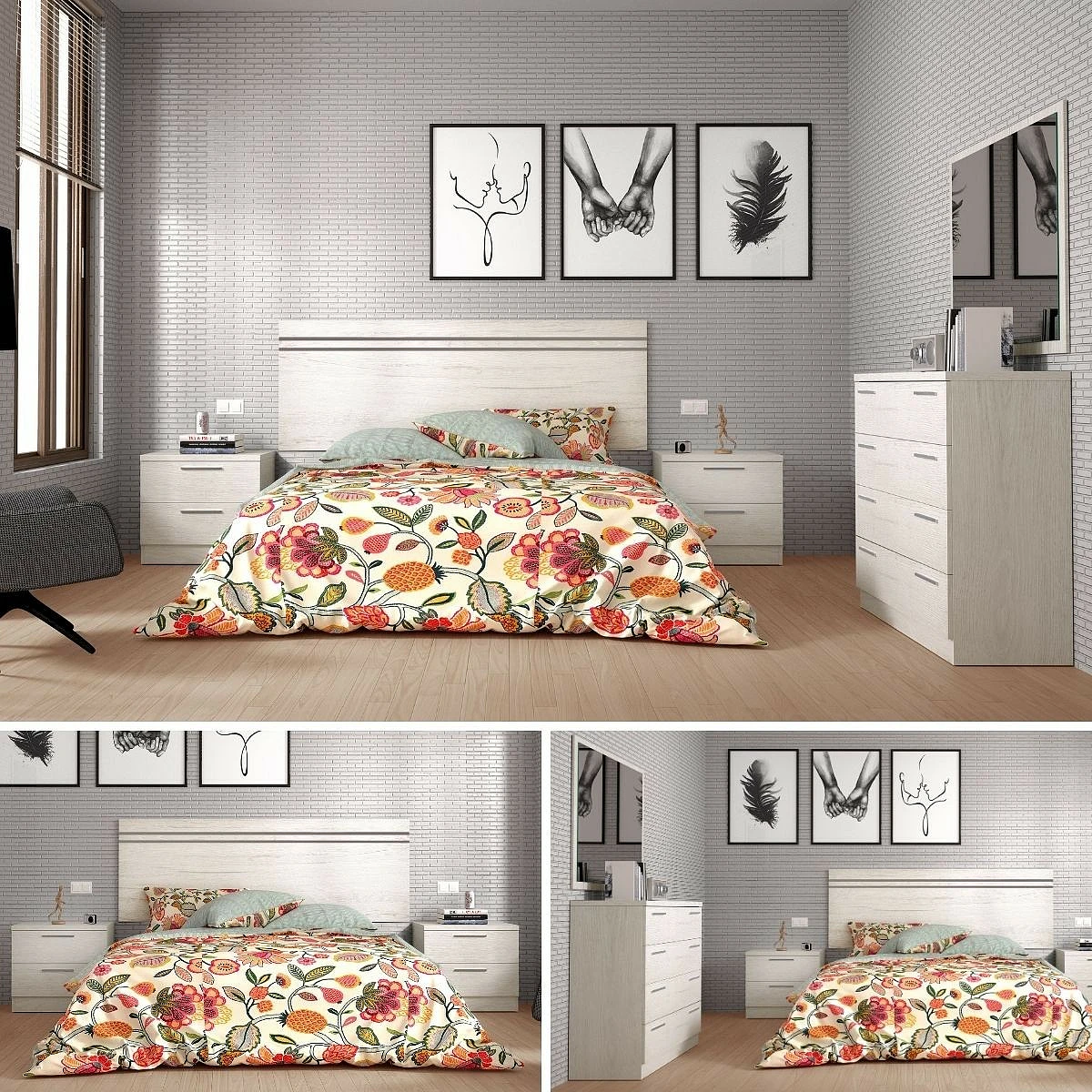 Cabecero Mod.EKO 135 - 150 cm.