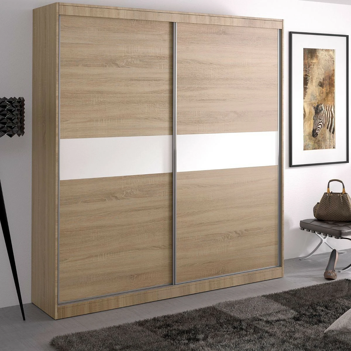 ARMARIO 2/P CORREDERAS DAKOTA 160