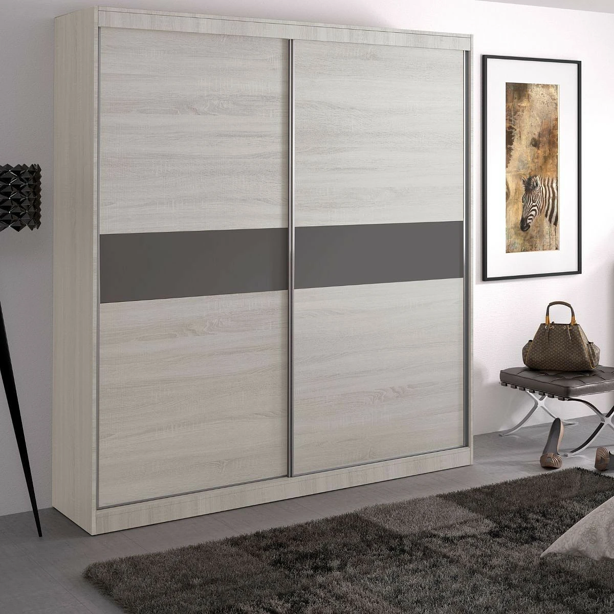 ARMARIO 2/P CORREDERAS DAKOTA 160