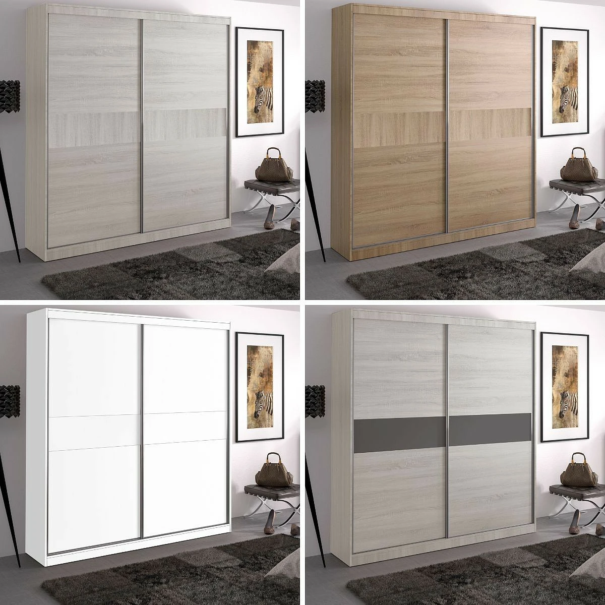 ARMARIO 2/P CORREDERAS DAKOTA