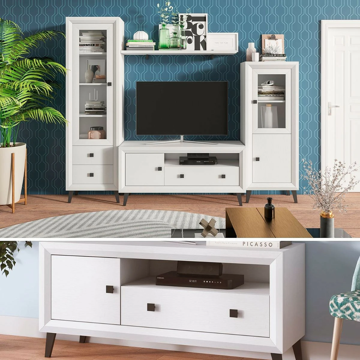 BAJO 1 PUERTA  Y 1 CAJON MOD.140CM MOD. BALI