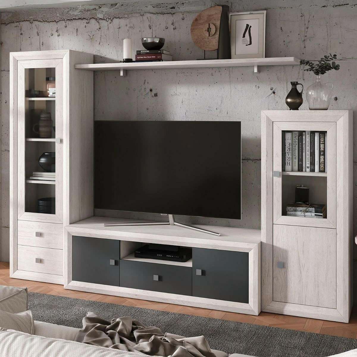 BAJO 2 PUERTAS  Y  1 CAJON MOD.167 CM MOD. BALI