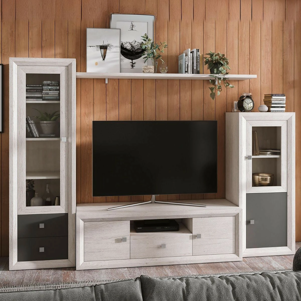 BAJO 2 PUERTAS  Y  1 CAJON MOD.167 CM MOD. BALI