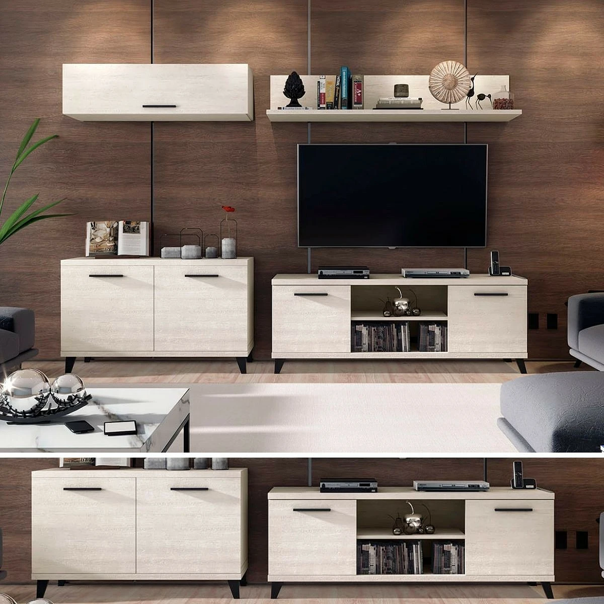 BAJO 2 PUERTA 100 CM MOD.JAEN