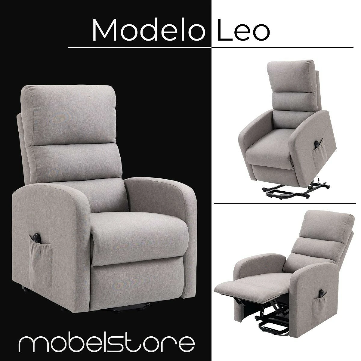 Sillón Relax Mod.LEO Powerlift Levantapersona