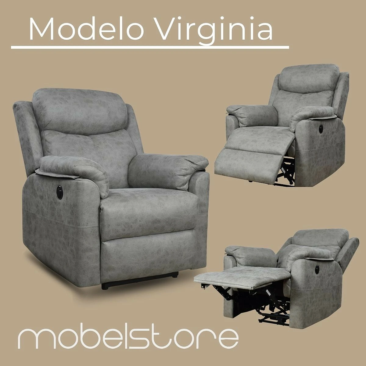 Sillón Relax Mod.Virginia Powelift Levantapersonas