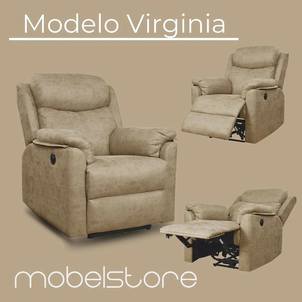 Sillón Relax Mod.Virginia Powelift Levantapersonas