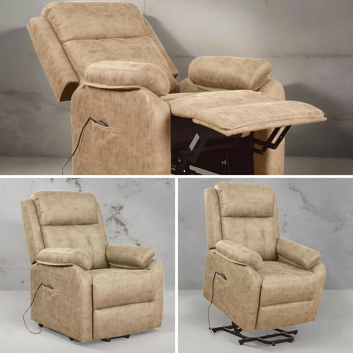 Sillón Relax Mod.NEW YORK  Powerlift Levantapersonas