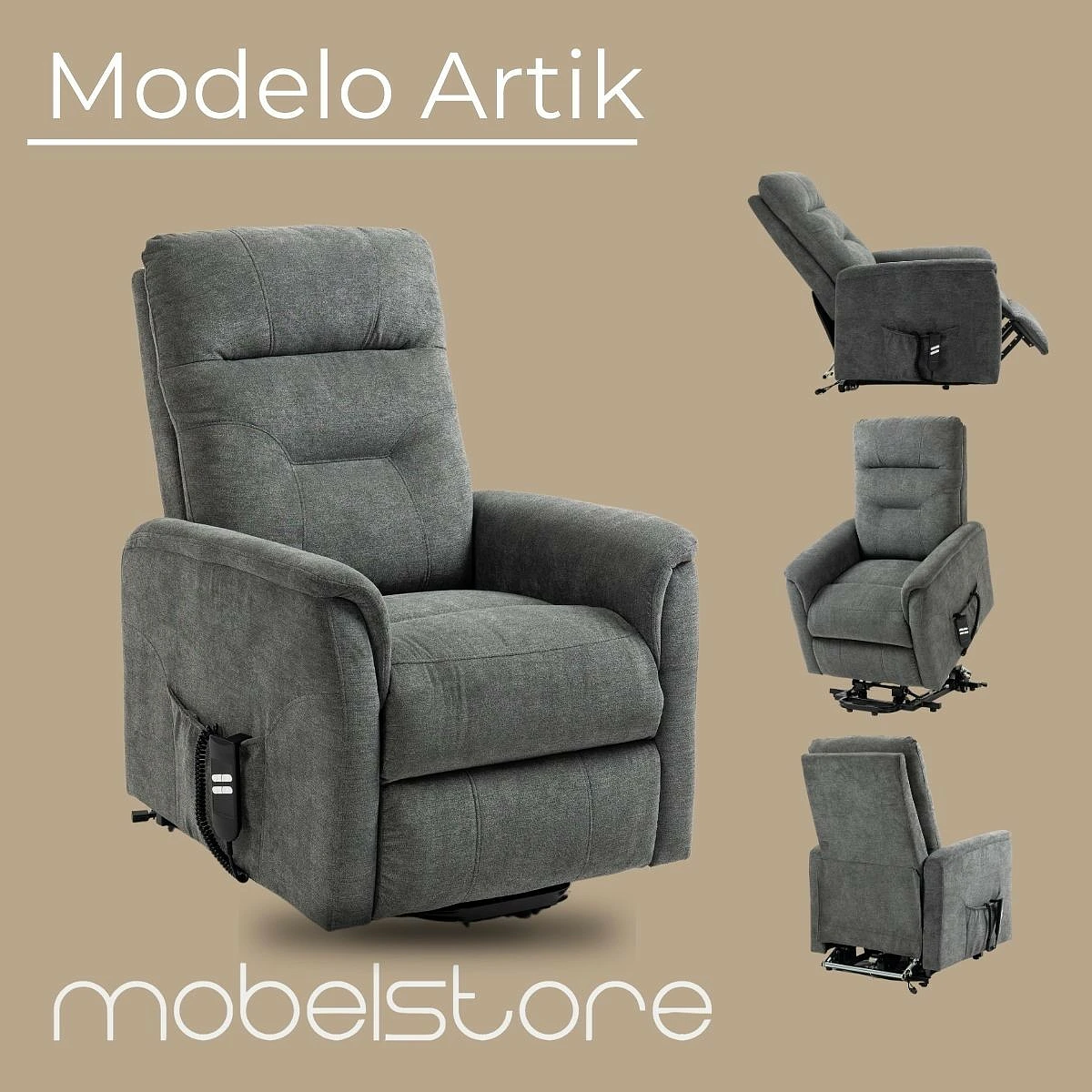 Sillón Relax Mod.ARTIK Powerlift levantapersonas