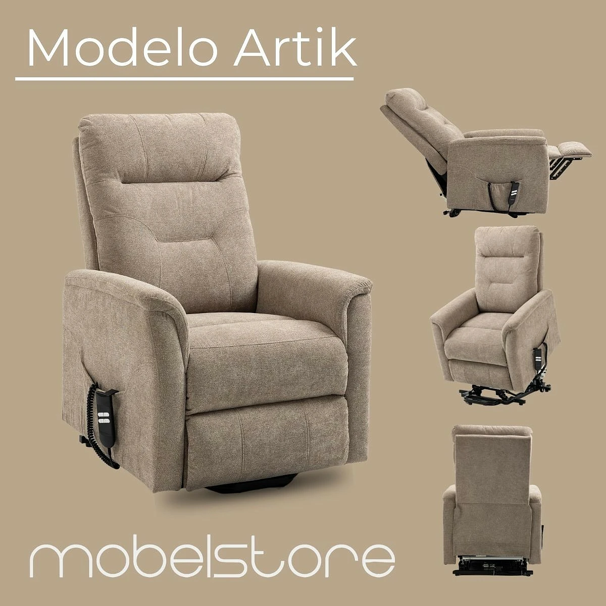 Sillón Relax Mod.ARTIK Powerlift levantapersonas