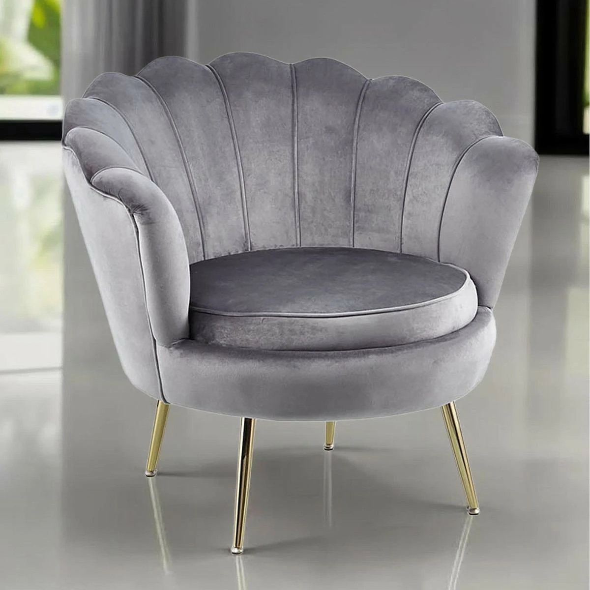 BUTACA PARIS TERCIOPELO PATA ORO