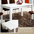 MESA EXTENSIBLE 140X90 A 190 CM MOD.N9