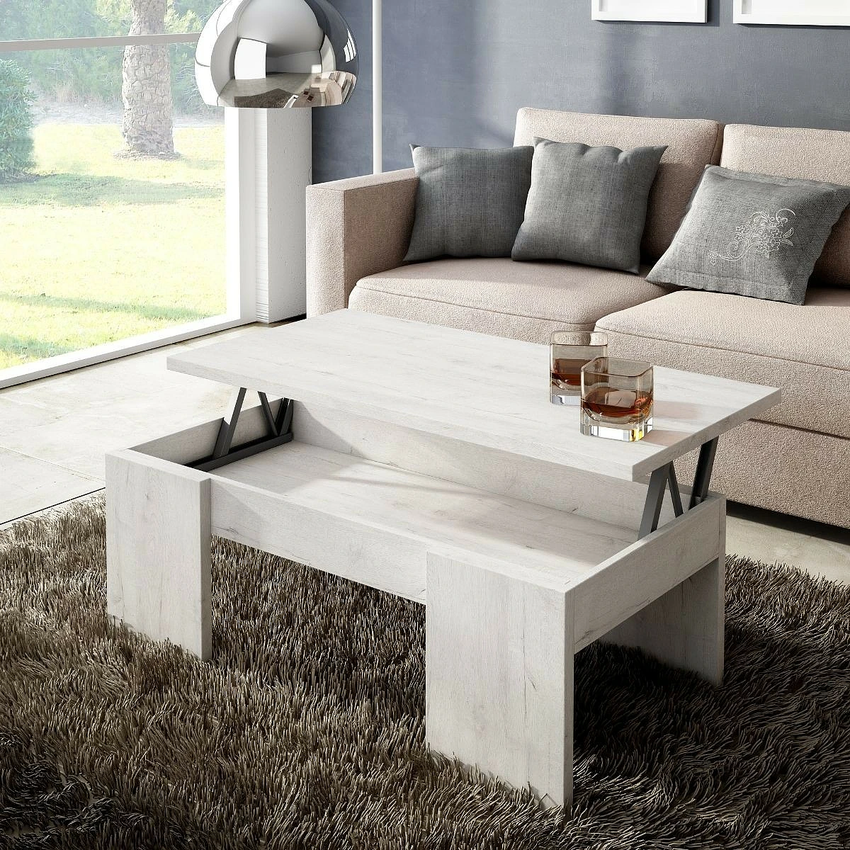 Mesa centro elevable 1049