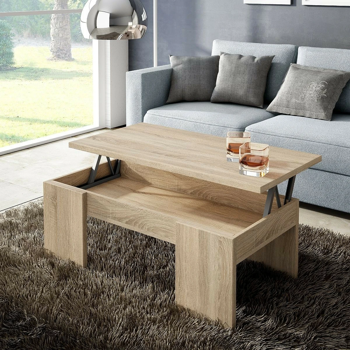 Mesa centro elevable 1049