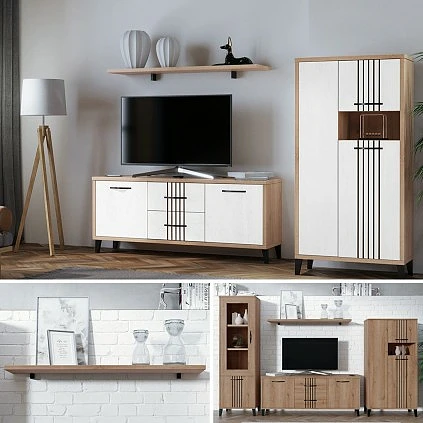 Estanteria de Pared Mod.DAKOTA 140 cm.