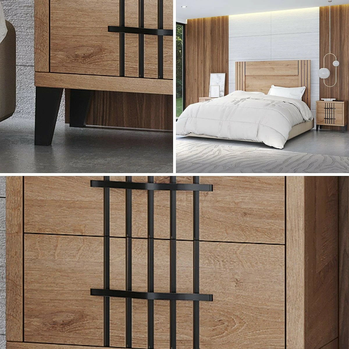 Mesita de Noche 2/C Mod.DAKOTA