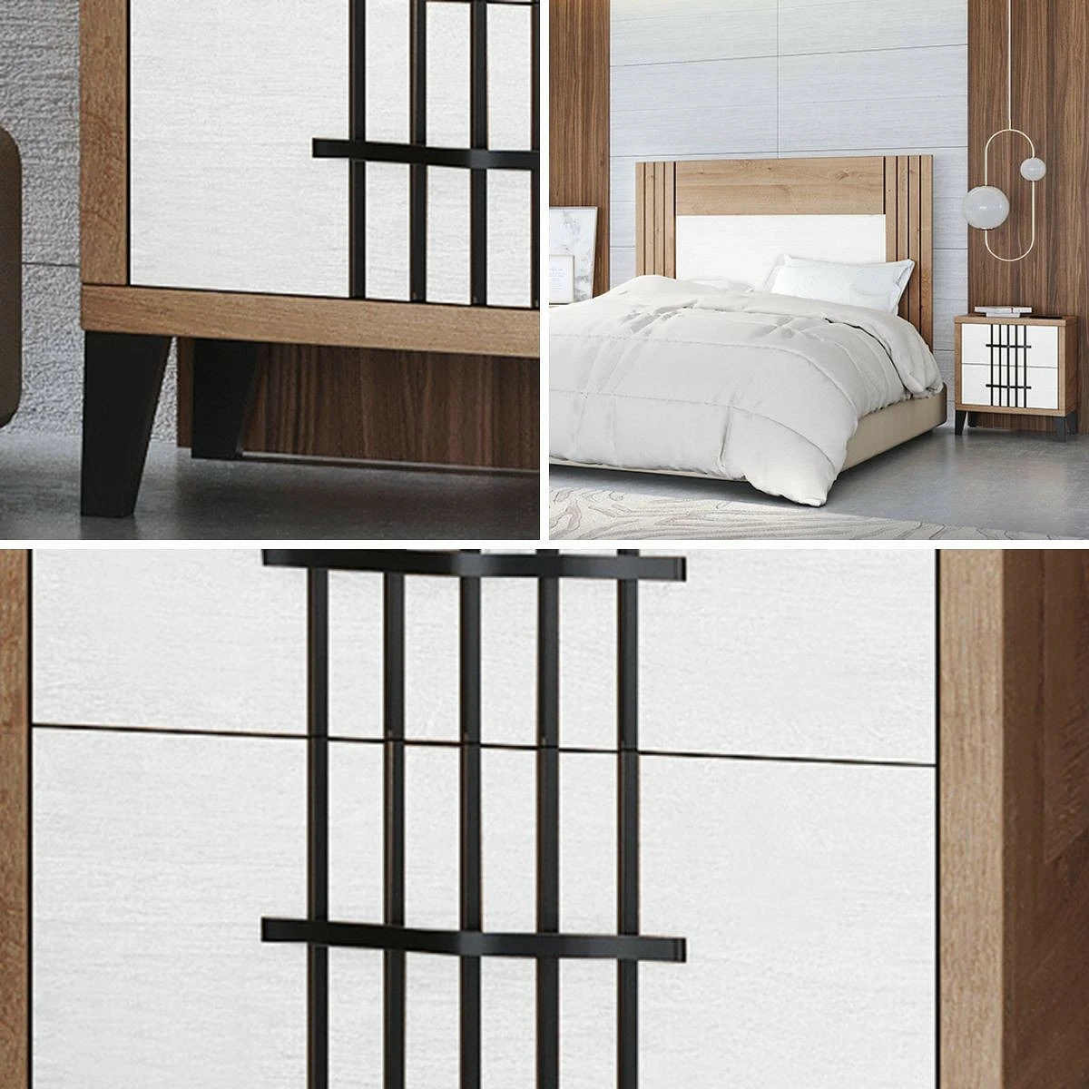 Mesita de Noche 2/C Mod.DAKOTA