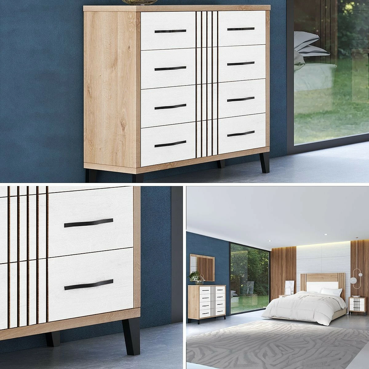 Comoda 4 cajones Mod.DAKOTA