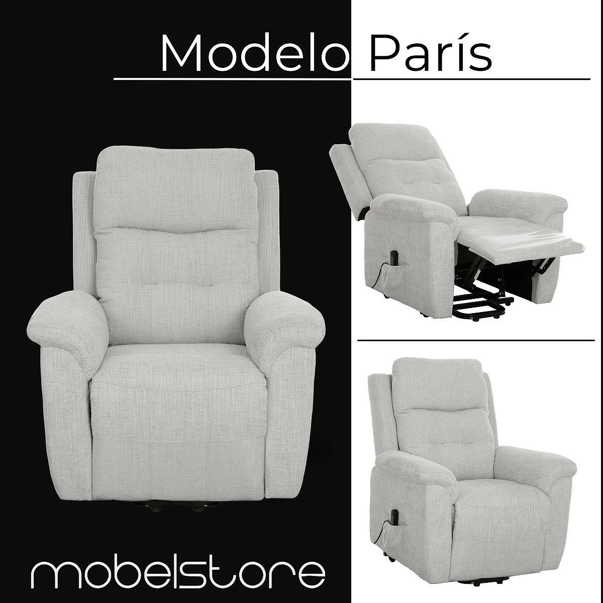 Sillón Relax Electrico Mod. París 3 Motores + Powelift