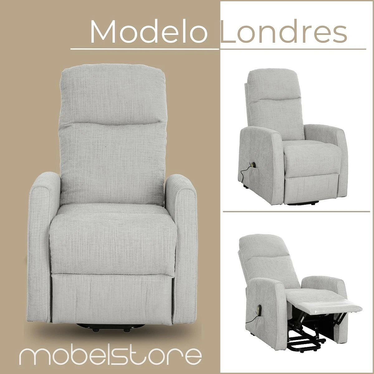 Sillón Relax Mod.Londres Powerlift 1 Motor