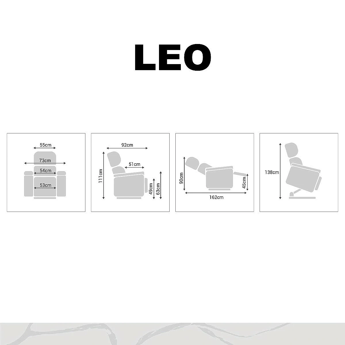 Sillón Relax Mod.LEO Powerlift Levantapersona